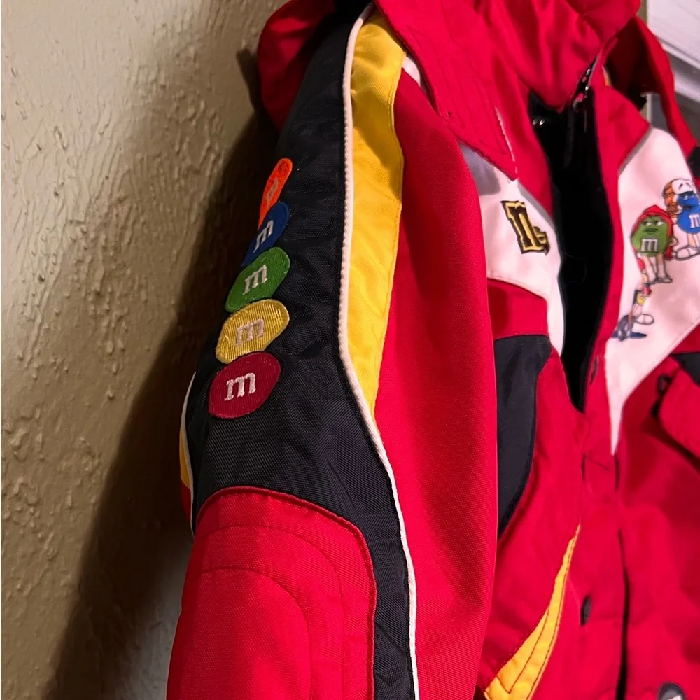 Red M&M Racing Jacket for Kids - Picture 5 of 13
